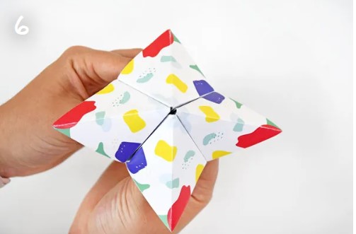 Шаг 6. Оригами с таблицей умножения